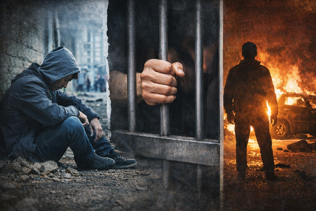 هل الجريمة خطأ فردي أم فشل اجتماعي؟ قراءة قانونية معمّقة
